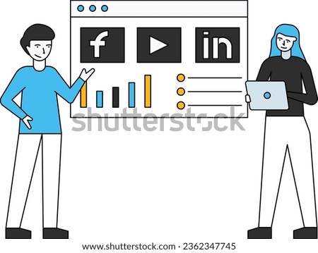 The boy and girl working on webpage.