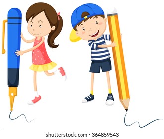 9,108 Child Writing Clipart Images, Stock Photos & Vectors | Shutterstock