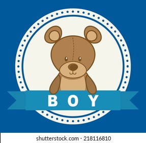 Boy  graphic design,vector illustration