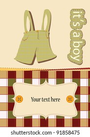 It's a boy! greeting card