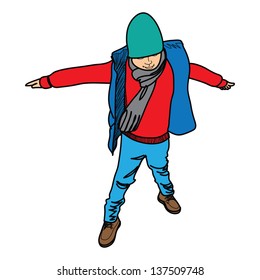 Boy - Hand Drawn