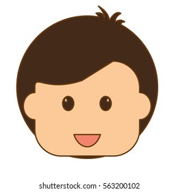 boy happy child icon image vector illustration design 