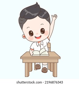 A boy is a happy student Volume 3