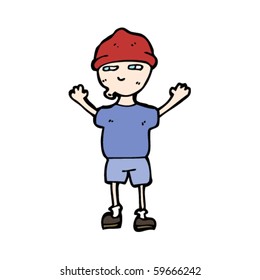 boy in hat cartoon