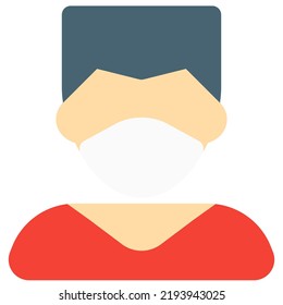 Boy having mask on with flat top hairstyle.