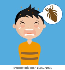 boy with head lice