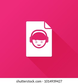 boy with headphone icon
