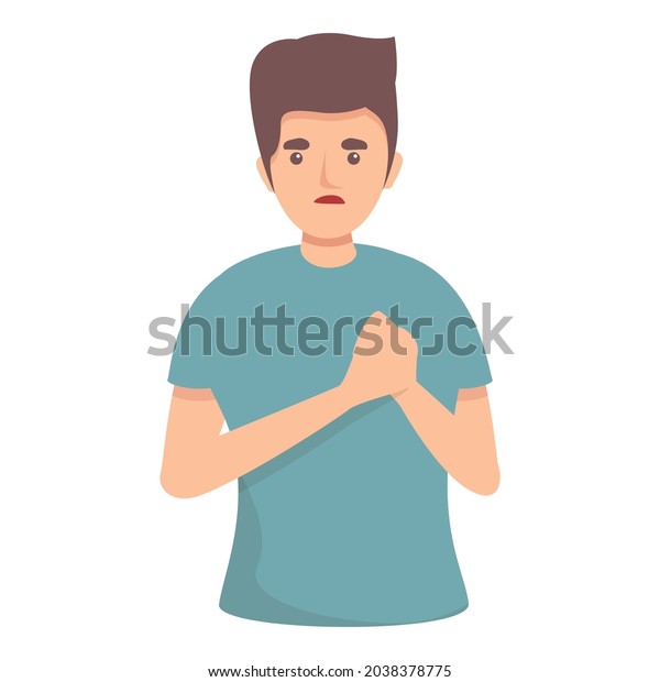 Boy Heart Sick Icon Cartoon Vector Stock Vector (Royalty Free ...