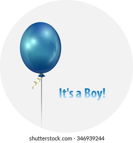 It's a Boy holiday banner.