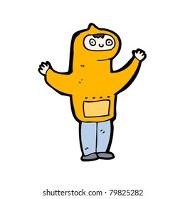boy in hoody cartoon