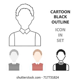 Boy icon cartoon.