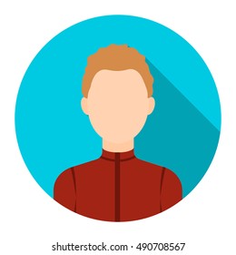Boy icon cartoon. Single avatar,peaople icon from the big avatar set.