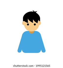 Boy icon illustration isolated vector 