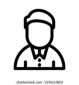 boy icon or logo isolated sign symbol vector illustration - high quality black style vector icons
