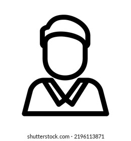 icono de chico o logotipo símbolo de signo aislado ilustración vectorial de alta calidad estilo negro iconos vectoriales
