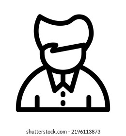 boy icon or logo isolated sign symbol vector illustration - high quality black style vector icons
