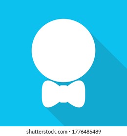  icono de niño, icono de hombre con vector de sombra larga