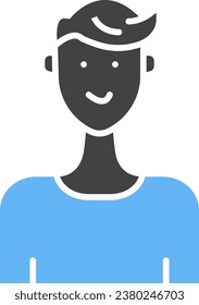 Boy icon vector image. Suitable for mobile application web application and print media.