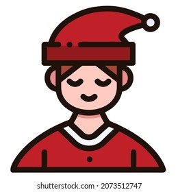 icono de niño para sitio web, aplicación, impresión, documento, diseño de afiches, etc.