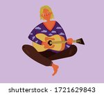 The boy is interested in playing the guitar, Hobbies and working at home