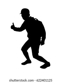 Boy isolated vector