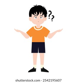 boy jump expression happy cartoon