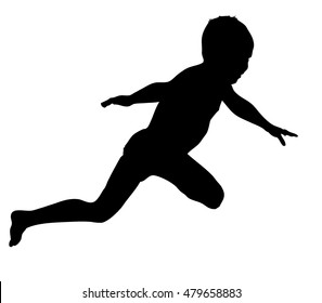 Boy jumping