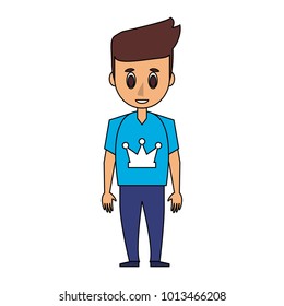 Boy kid cartoon