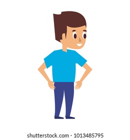 Boy kid cartoon