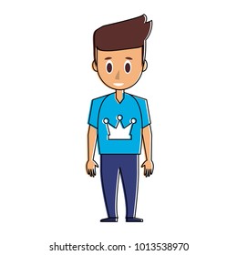 Boy kid cartoon
