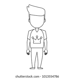 Boy kid cartoon