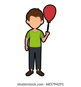 Boy kid cartoon