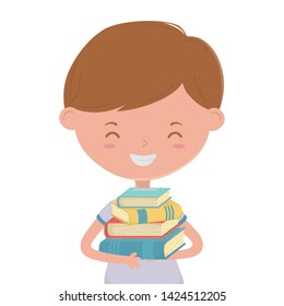 Boy kid of school design