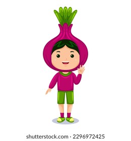 boy kids onion character costume	