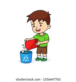 Kid Throwing Paper Stock Illustrations, Images & Vectors | Shutterstock