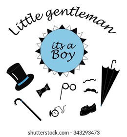 Its a boy - little gentleman stuff, baby shower