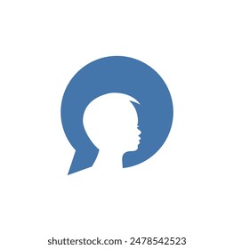 Vector de ilustración de diseño de logotipo de niño, formato eps , adecuado para sus necesidades de diseño, logotipo, ilustración, animación, etc.