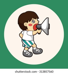 boy man cartoon theme elements