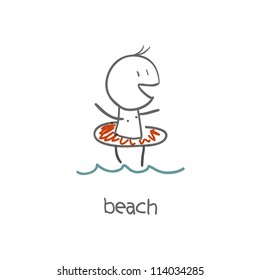 Boy on the beach