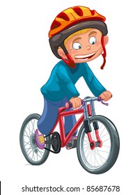 15,661 Kids on bicycles cartoons Images, Stock Photos & Vectors ...