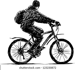 boy on a bike