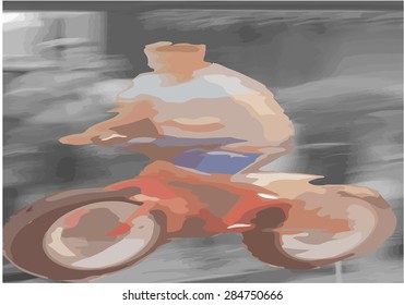 boy on bike