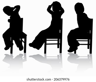Boy on the chair