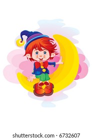 The boy on the moon