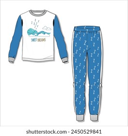 Boy pajama design. Fashion and more