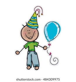 boy with party hat