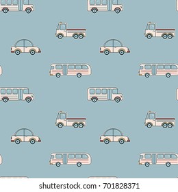 Boy pattern with cars