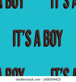 It's a boy pattern for gifts