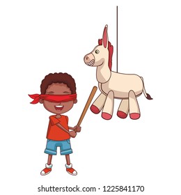 Boy and pinata
