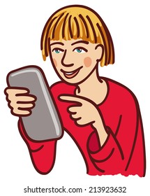 Boy playing a computer game